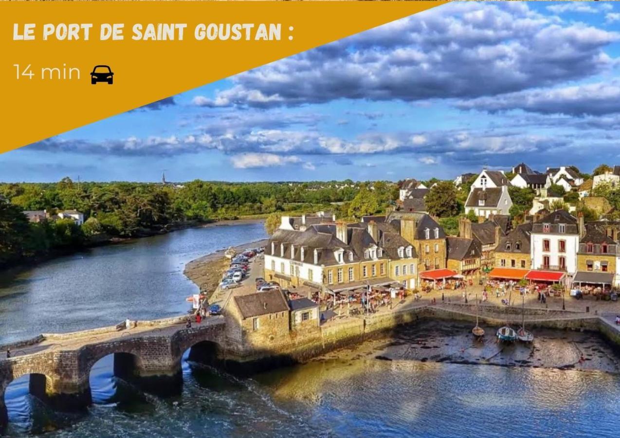 La Pause De Merimee - Jardin - Parking Vannes Exteriör bild